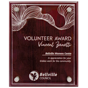 Value Plaque with Acrylic