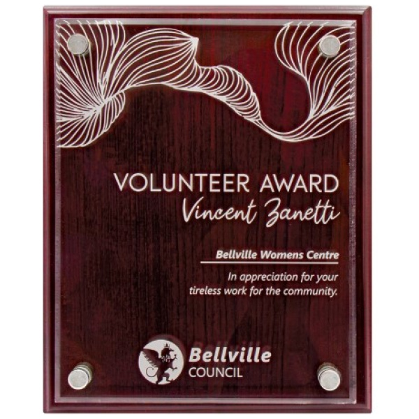 Value Plaque with Acrylic