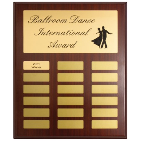 Banner Gold Plaque