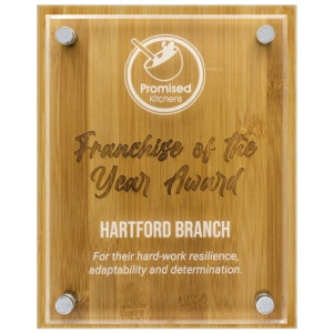 Bamboo Floating Plaque