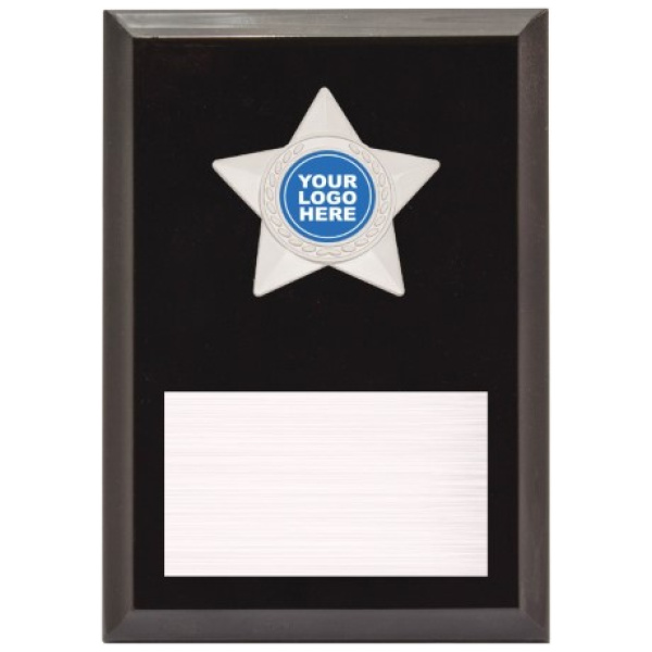 Star Plaque - Silver
