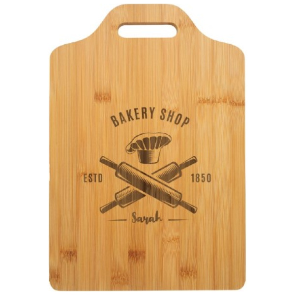 Bamboo Board with Slot Handle