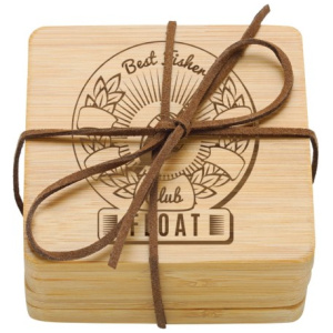Bamboo Coaster Set - Square