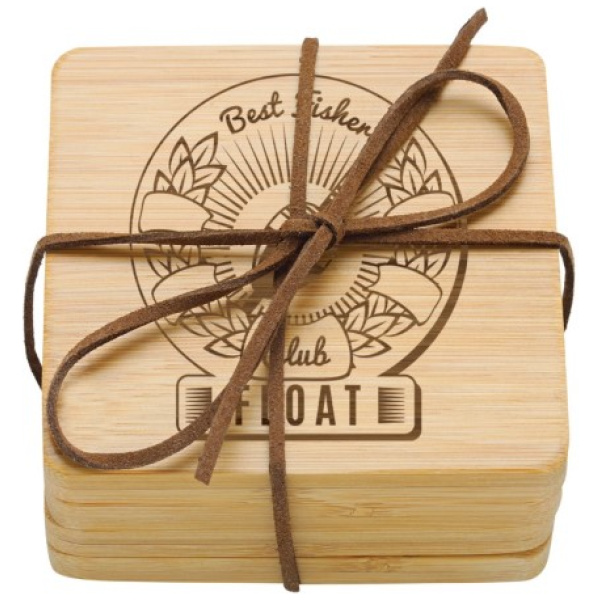 Bamboo Coaster Set - Square