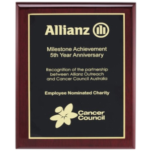 Designer Black Plaque