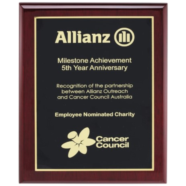Designer Black Plaque