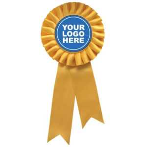 Yellow Rosette w/ Clip