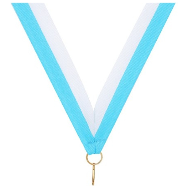Light Blue / White Ribbon