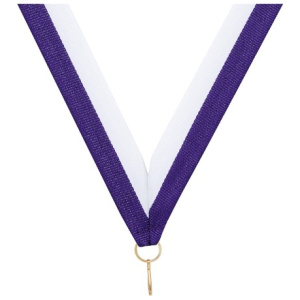 Purple / White Ribbon