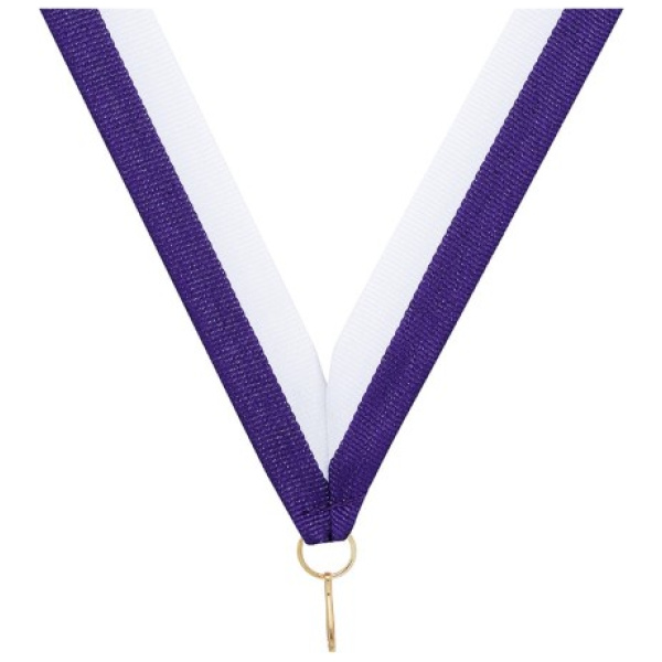 Purple / White Ribbon