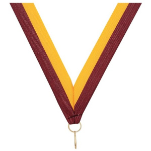 Maroon / Gold Ribbon