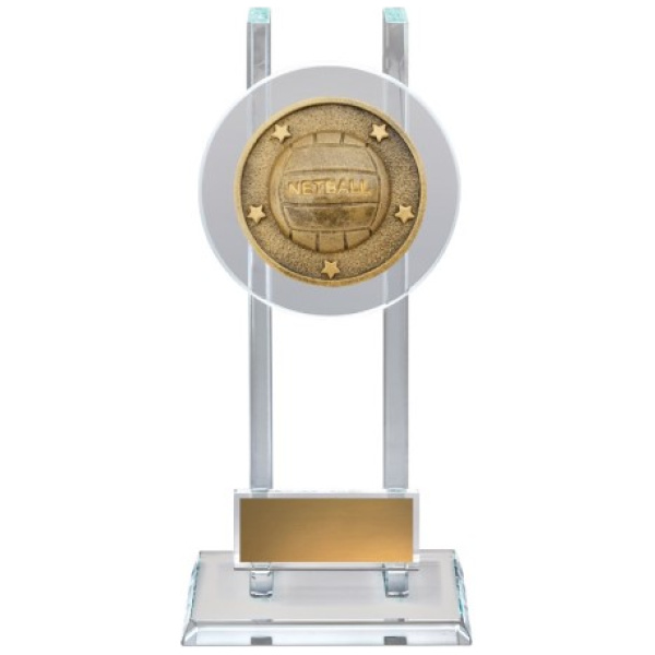 Netball Spartan Glass