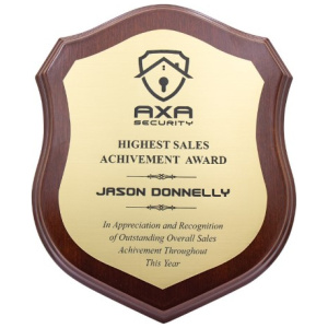 Engraved Shield Award