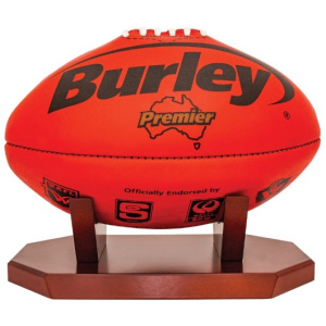Timber Ball Holder - Aussie Rules