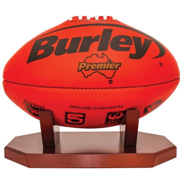 Timber Ball Holder - Aussie Rules