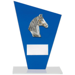 Cobalt Glass - Horse
