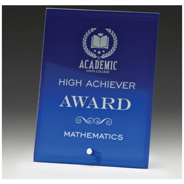 Craft Plaque Blue
