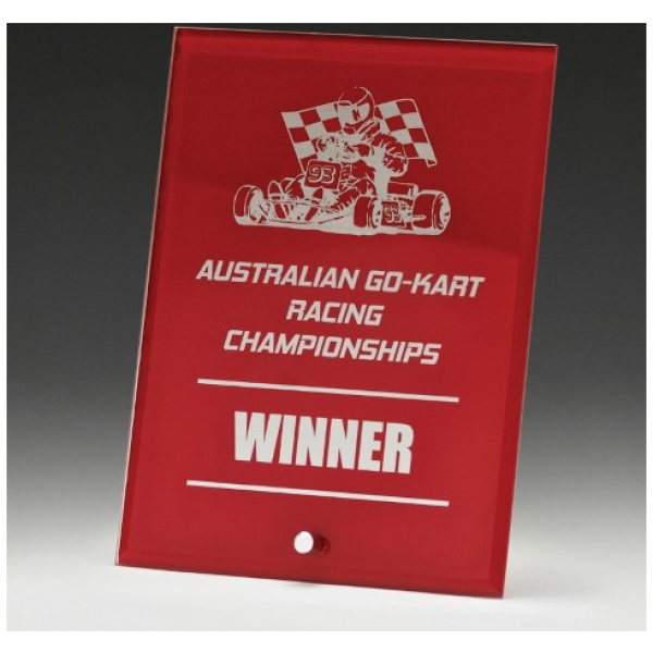 Craft Plaque Red
