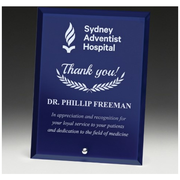 Radiant Plaque Blue