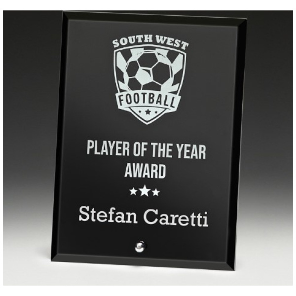Radiant Plaque Black